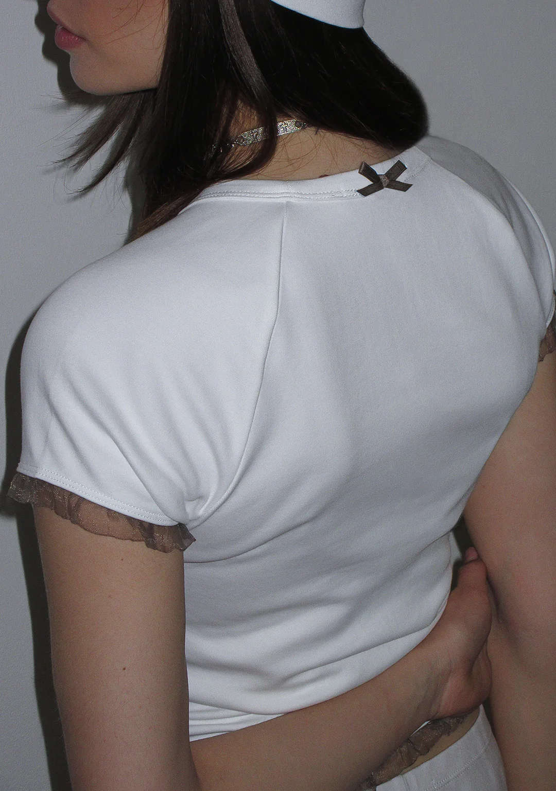 FAWN DEER BABY TEE WHITE - Image 4