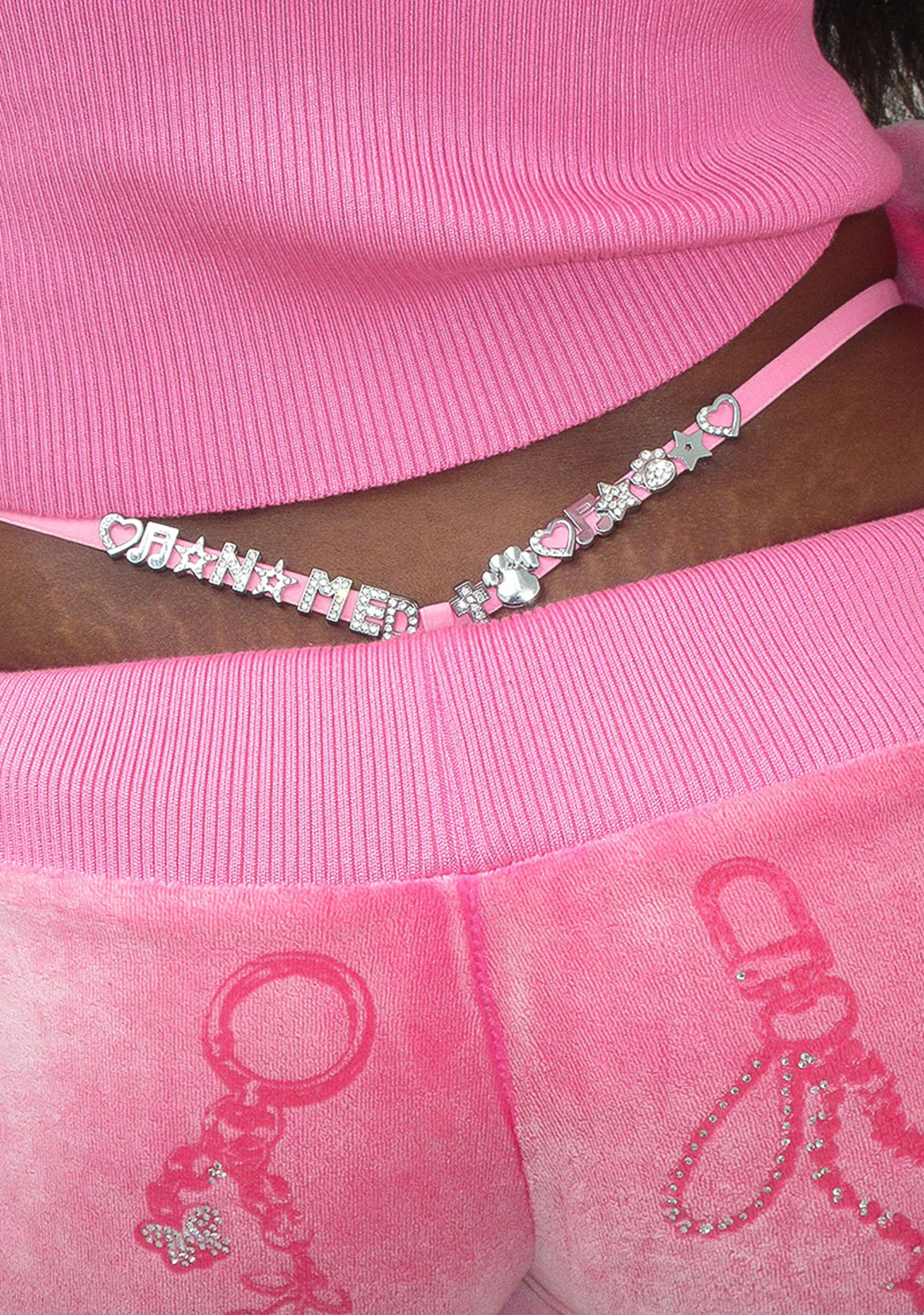 GLITCH CHARM G-STRING HOT PINK - Image 3