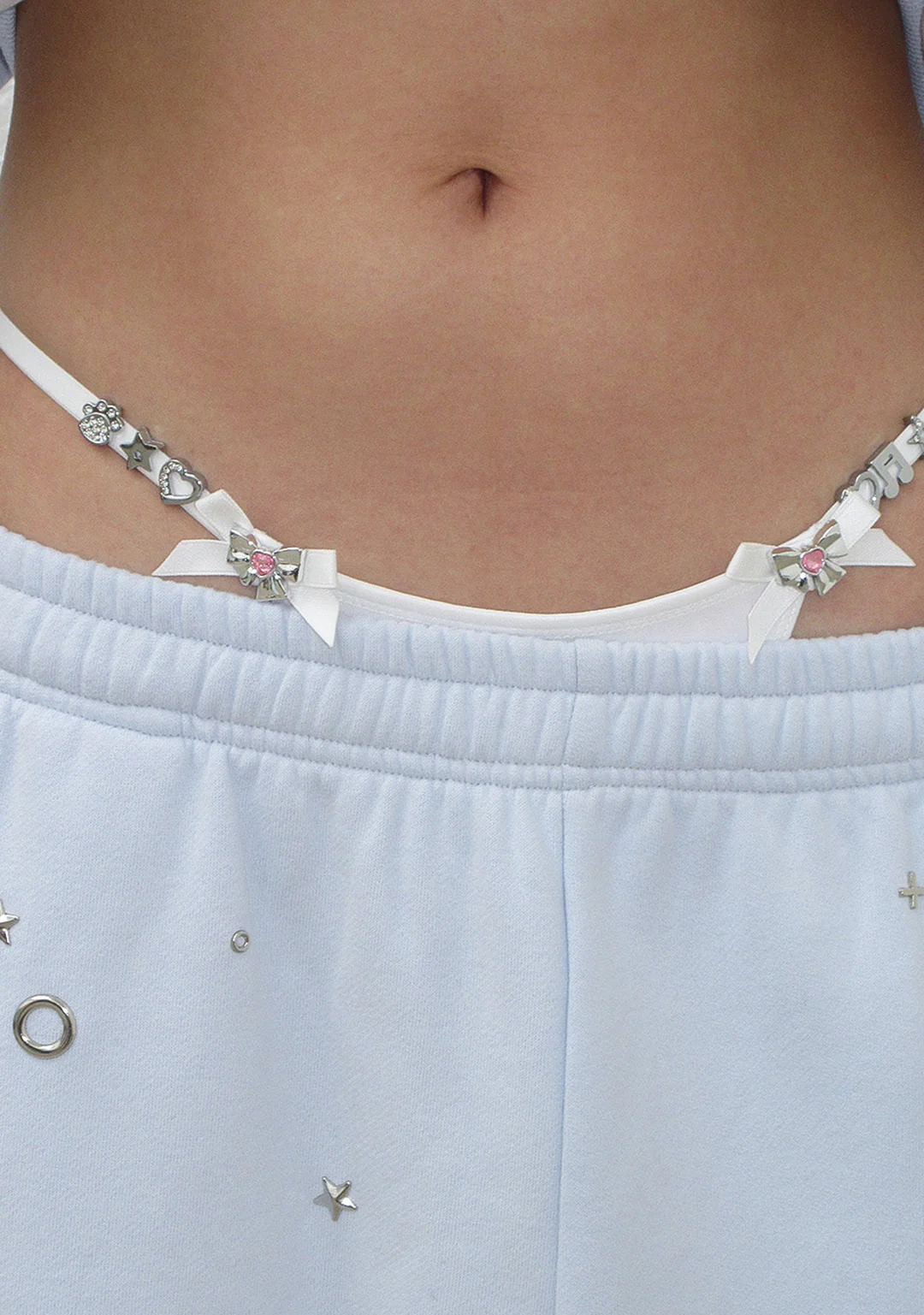 GLITCH CHARM G-STRING WHITE - Image 3