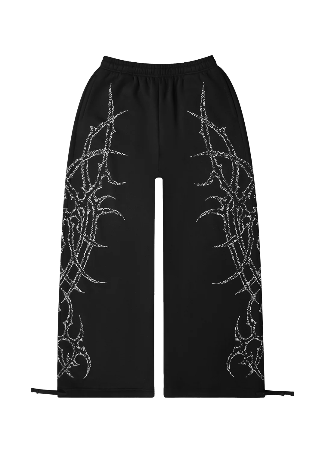 HAUNT STUDDED OVERSIZED SWEATPANTS BLACK - Image 5