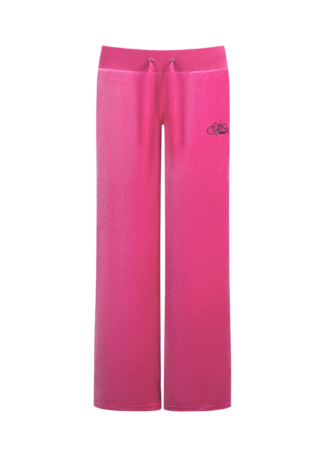 IDOL RHINESTONE VELOUR SWEATPANTS HOT PINK - Image 6