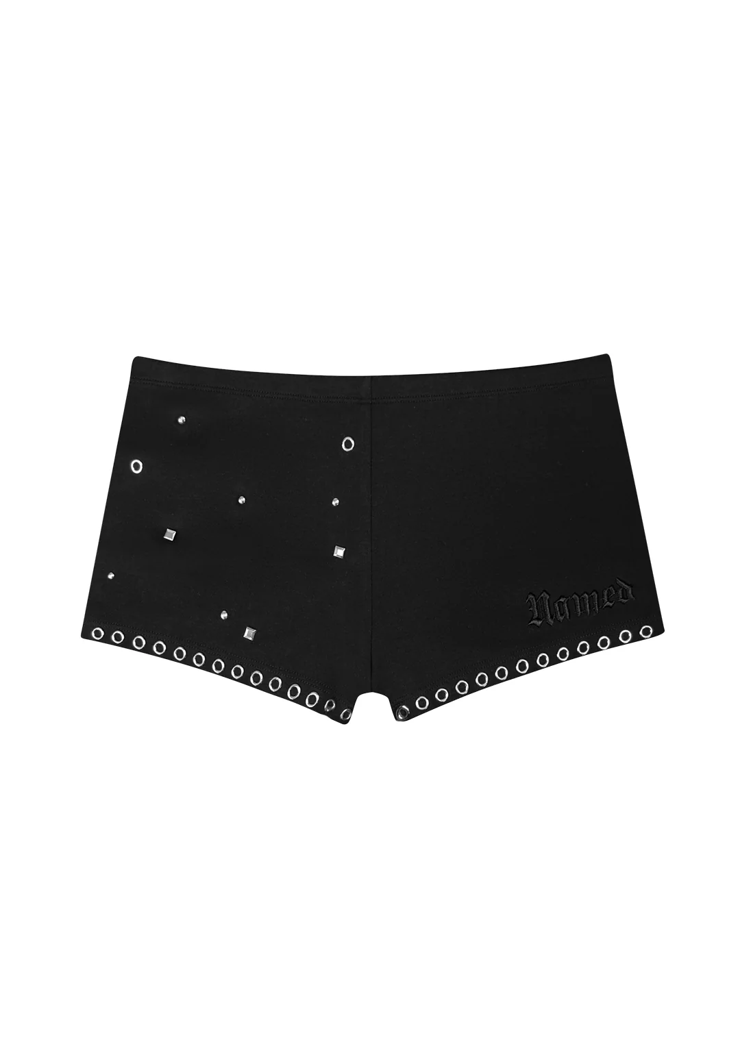 KNIGHT STUDDED MICRO HOTPANT SHORTS BLACK - Image 7