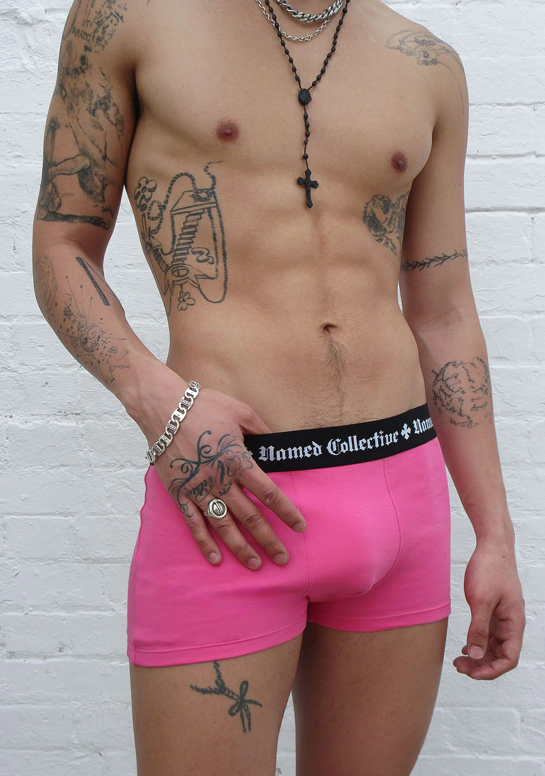 NAMED CLASSICS LOGO BOXERS HOT PINK - Image 6