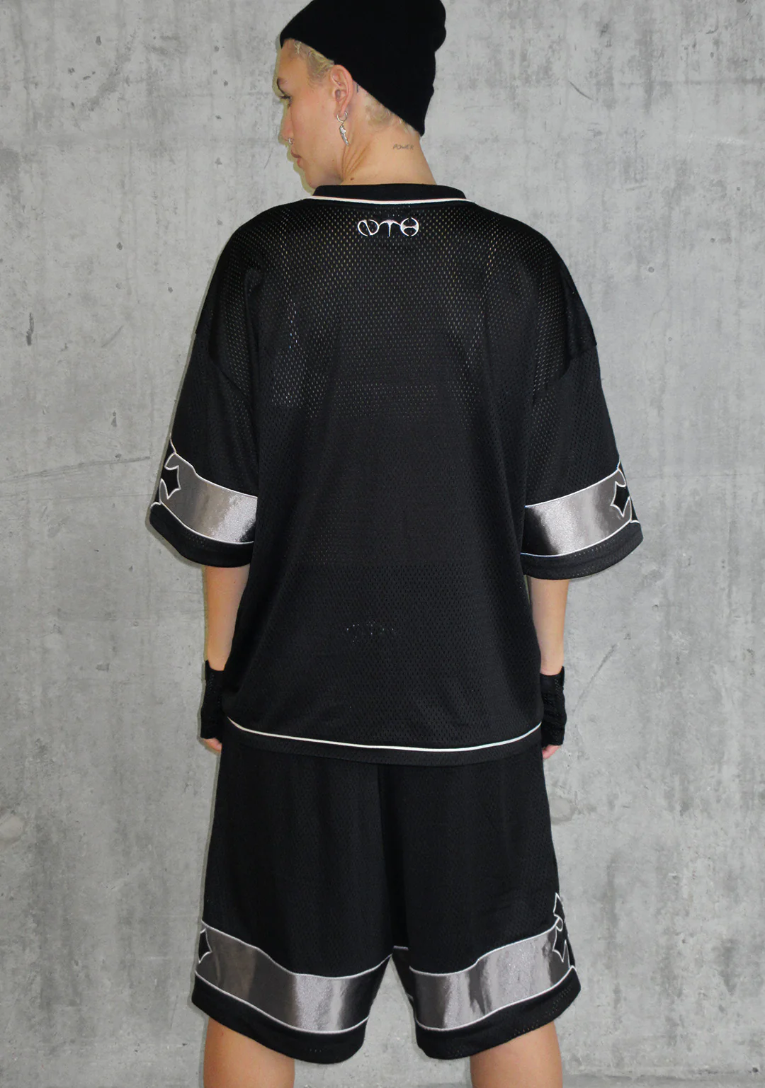 Nth ACTIVE AIRTEX MESH OVERSIZED JERSEY BLACK - Image 4
