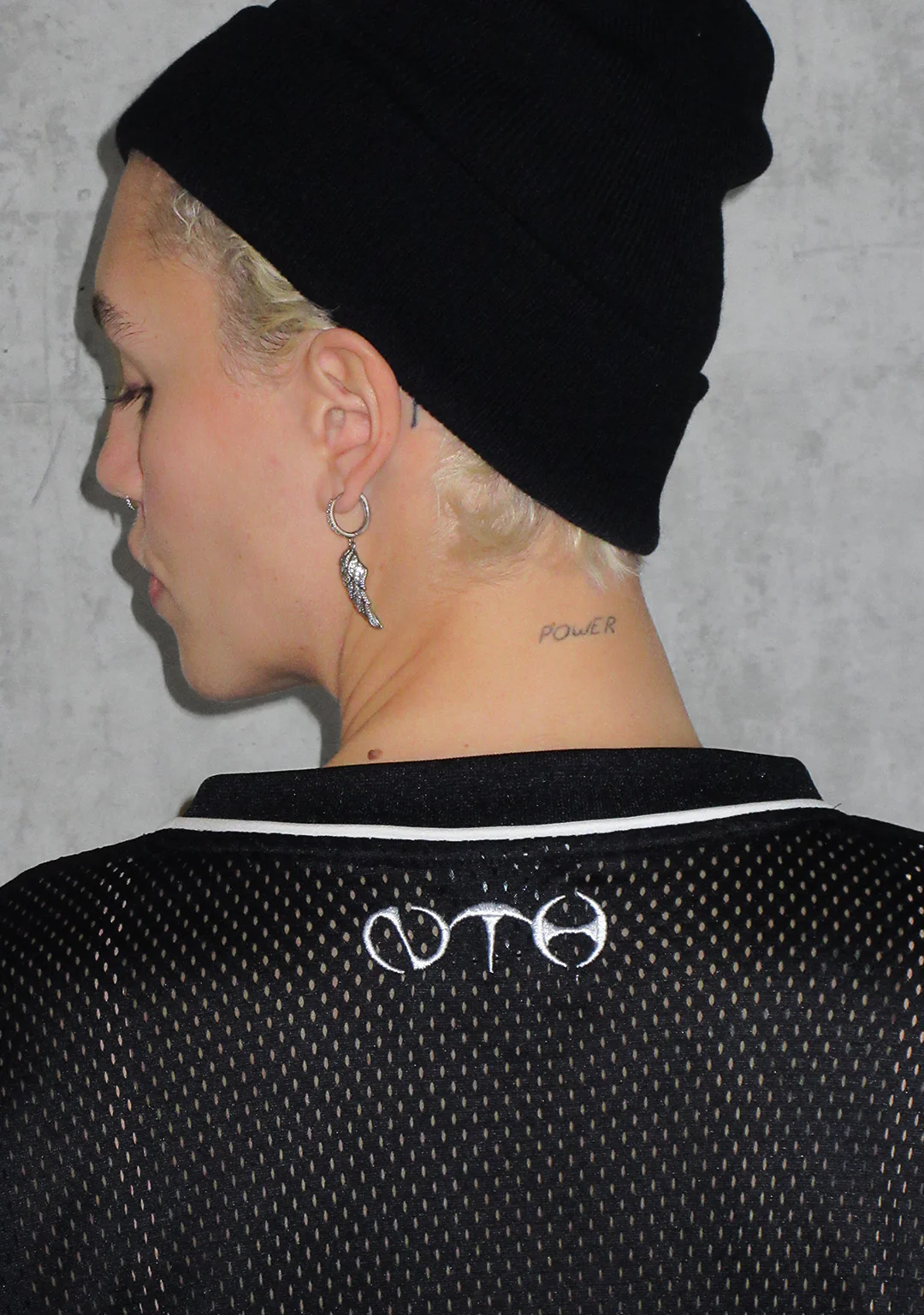 Nth ACTIVE AIRTEX MESH OVERSIZED JERSEY BLACK - Image 8
