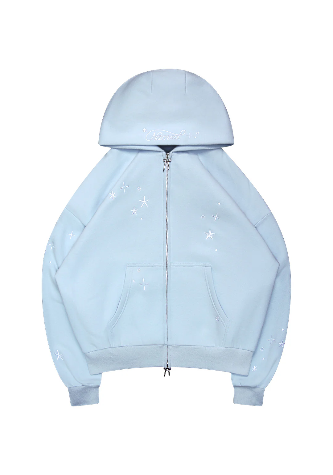 STITCH WINGS ZIP HOODIE BABY BLUE (DETACHABLE WINGS) - Image 9