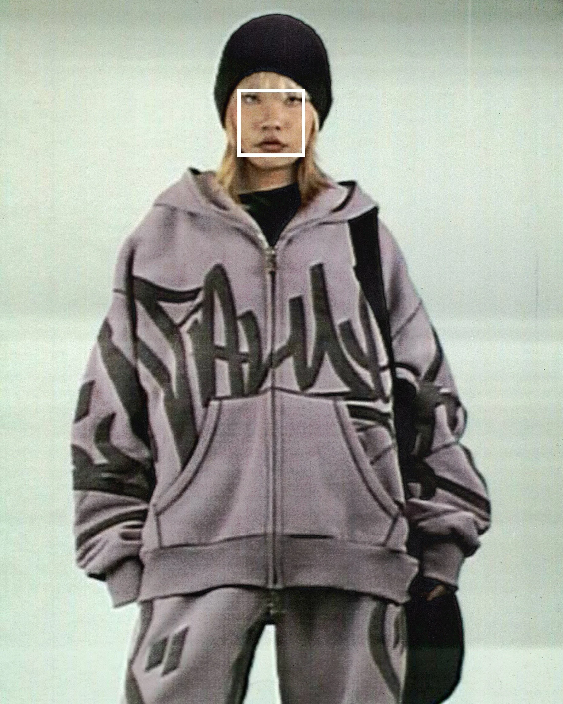 VANDALISM ZIP HOODIE FADED LILAC - Image 3